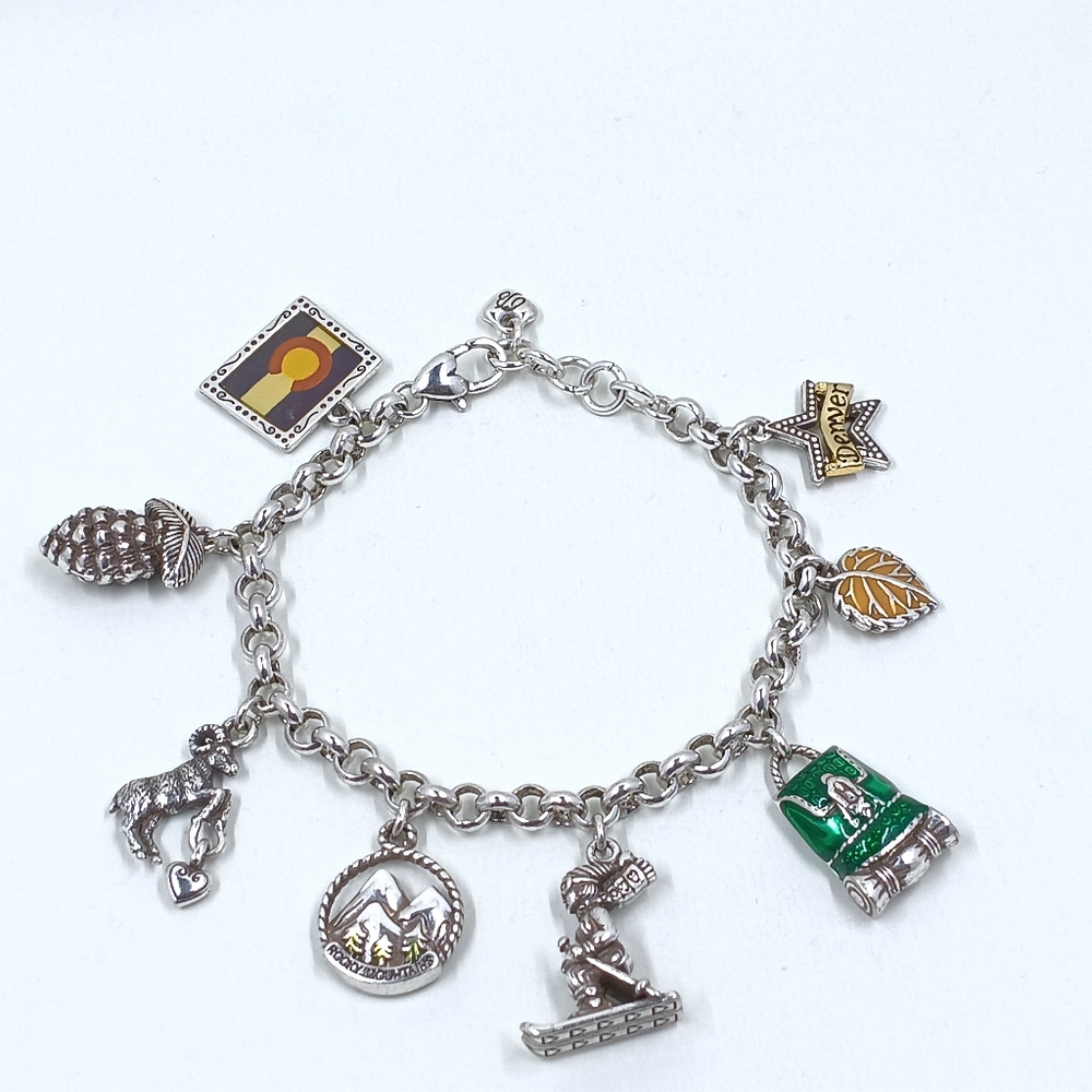 Colorado State Charm Bracelet